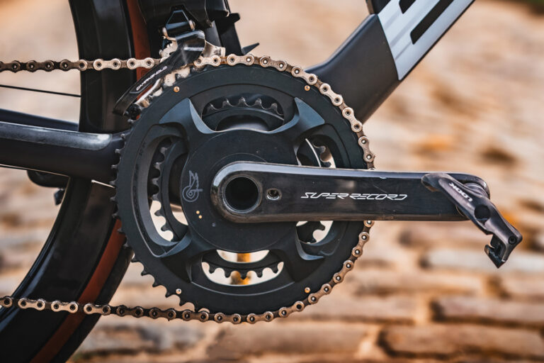 Pédalier Campagnolo Avec Capteur De Puissance SRM - Modèle Super Record Carbone - Pour Vélo De Route - Occasion